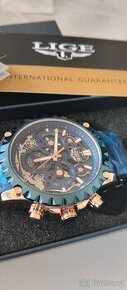 luxusní hodinky LIGE CHRONOGRAF - 1