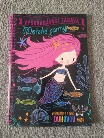 Vyškrabávací kniha/sešit : Mořské panny