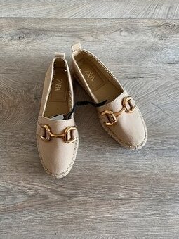 Espadrilky v béžové barvě Zara - 1