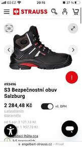 Pracovní boty velikost 42