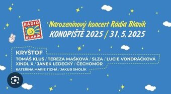 Narozeninový koncert Radia Blanik