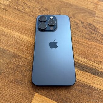 iPhone 15 Pro 128GB, 100% baterie, záruka