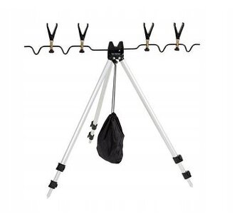 Teleskopický hliníký stojan na pruty (tripod)