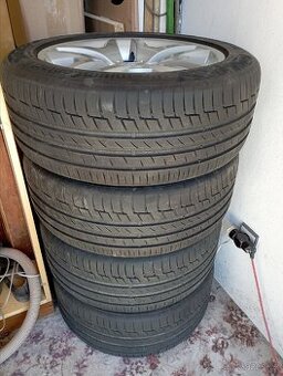 Pneu s ALU disky BMW X3