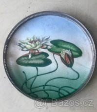 starožitný porcelánový tác podnos