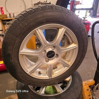 Prodám obutou sadů 4×100 R15