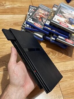 PS2 slim & množstvo hier