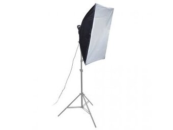 Studiový set - softbox video světlo + stativ (2700-5500K)