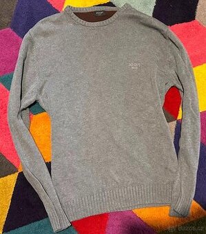 JOOP  BAVLNĚNÝ PÁNSKÝ KRÁSNÝ SVETR L(L-XL) PODZIM-ZIMA SILNÝ