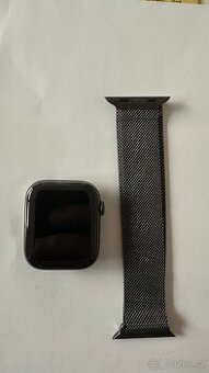 Apple watch 9 45mm grafite ocelové se safírovým sklíčkem