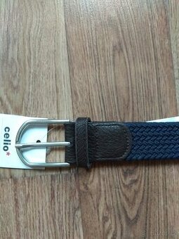 Nový pánský pružný opasek Celio - tmavě modrý