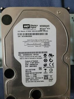 HDD disky - viz popisek