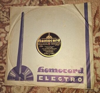 Šelakové gramofonové desky - 25 cm