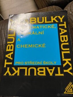 matematické a fyzikální tabulky pro střední školy