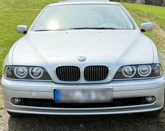 BMW E39 -přední kapota+ nárazník přední TITAN SILBER