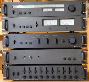 Předzesilovač Technics 9070 Výkonový zesilovač 9060 Ekvalizé