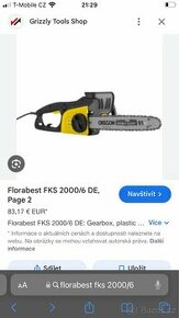 El. Řetězová pila