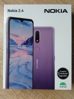 Nokia 2.4, dual SIM, 3,5 mm jack, šedá.