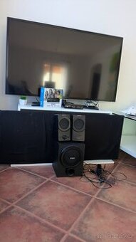 Televize + set-top box + reproduktory 2.1 – kompletní funkčn