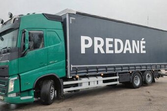 VOLVO FH 460, L 9.6m. 24-PALETOVÝ VALNÍK S PLACHTOU, HYDR. Č