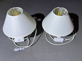 Noční lampičky na noční stolek, 2 ks, E14