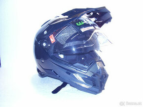 Cross-helma W-tec, AP885,CarbonLook,vel.XXL,NOVÁ,černá barva