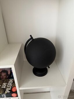 Dekorační globus černý 28cm