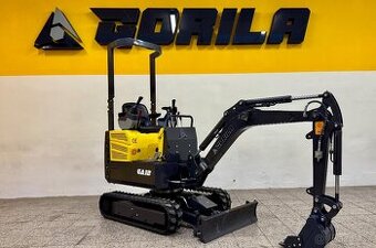Minibagr Gorila GA12 PRO Kubota, Joysticky, AKCE