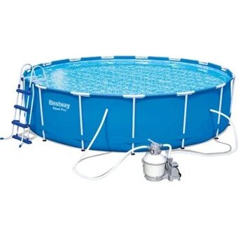 Bestway bazén 457 cm x 107 cm set s písk.filtr.-nový