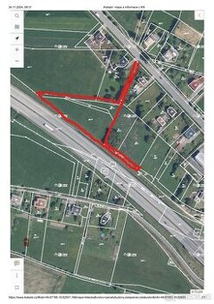 komercni pozemek pro 2 sklady Nebory 4452m2 povolenie