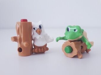 KINDER HRAČKA S PASTELKOU • ŽABKA A OREL S VOSKOVKOU - 1