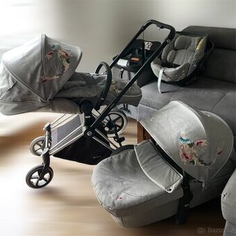 Cybex Priam 3v1+ isofix a fusak