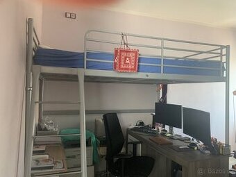 Kovová postel palanda