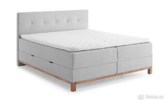 Boxspring postel CATANIA s úložným prostorem