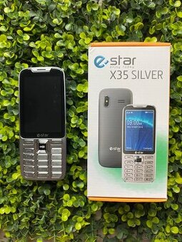 Tlačítkový mobil eSTAR X35 Silver