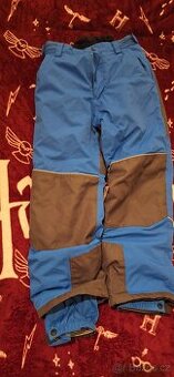 Zimní (lyžařske) kalhoty modré vel 140