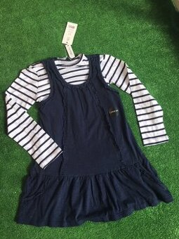 Námořnický komplet dívčí, vel.116, NOVÝ, zn.George