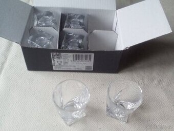 sada 6ks sklenic Crystal Bohemia Quadro, 55 ml