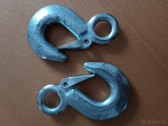 Háky s pojistkou lanové, tažné, kotvící , 2t - 2ks