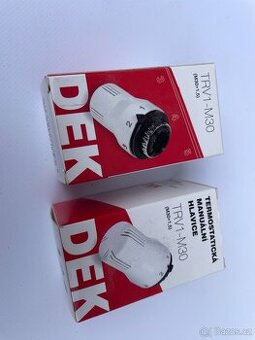 Termostatické hlavice k topení nové 2ks