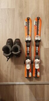 Dětské lyže Blizzard race jr GS 80cm a lyžáky- SET za 900kc