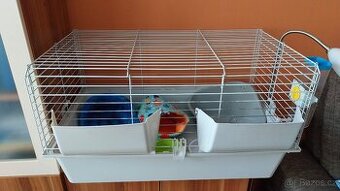 Klec Ferplast 80 s plnou výbavou pro morče, křečka