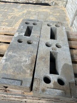 Plastové stojky pro mobilní oplocení - 2ks