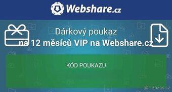 Prodám roční VIP poukazy na Webshare