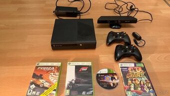 Prodám herní set Xbox 360 250gb s Kinectem a příslušenstvím