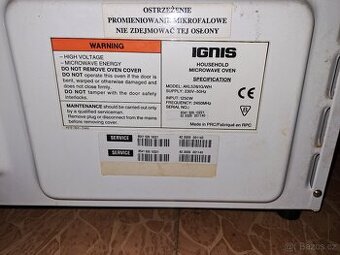 Mikrovlnka Ignis