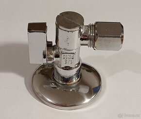 Rohový kulový ventil s filtrem 1/2" x 3/8" - Chrom, PN10