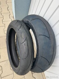 Nová sada pneu Dunlop D213 GP PRO - 120/70+180/60 - DOT4820
