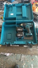 Makita aku 14,4v utahovák na bity a úhlová vrtačka