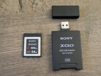 Sony XQD 64GB G serie + Sony čtečka katet XQD